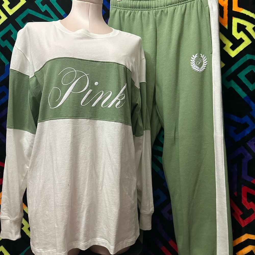 Green and White set